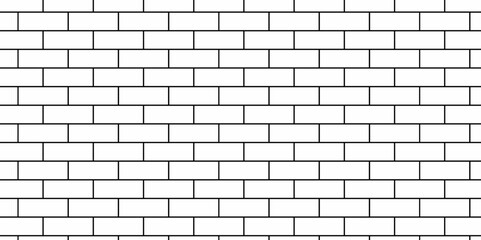 Vector empty stucco masonry pavement floor and wall limestone brickwork concrete texture. Urban white, black line cement rough row wallpaper abstract background.	
