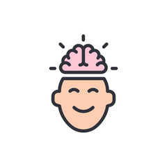 Obraz premium Conceptual Visualization Of Intelligent Thinking And Innovative Idea Generation