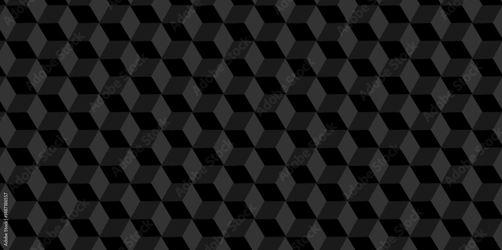 Poster vector of cube geometric pattern grid backdrop triangle background. abstract cube geometric tile and