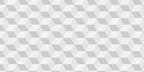 Vector Minimal cubes geometric tile and mosaic wall grid retro digital tiles wallpaper background. white and gray block cube structure square triangle texture vintage design.	
