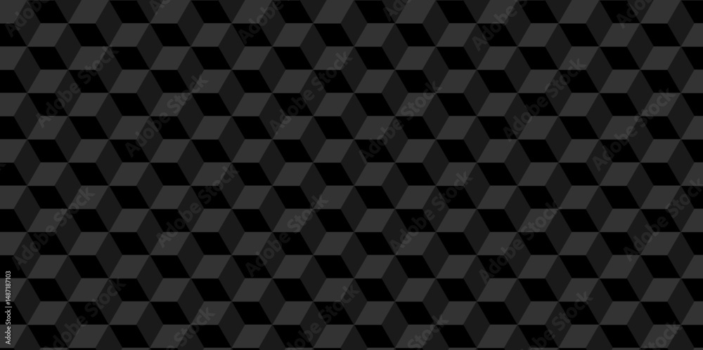 Poster vector of cube geometric pattern grid backdrop triangle background. abstract cube geometric tile and