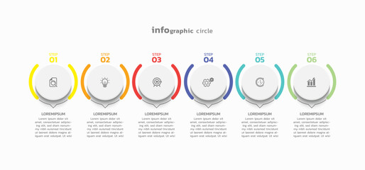 Background business infographic elements for the presentation