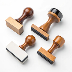 Rubber stamps set for crafting and scrapbooking