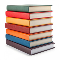 Fototapeta premium Stack of books with various fiction genres