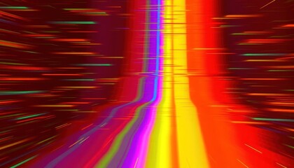 Streaks of light: Futuristic, dynamic, multicolored abstract energy flow
