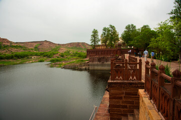 Fototapeta premium Lake in Jodhpur Rajasthan, India