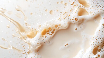 Abstract Coffee or Latte Foam Splash Background splash foam coffee abstract background latte liquid