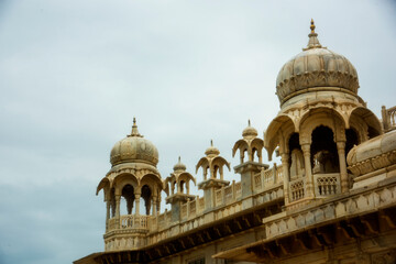 Fototapeta premium Jaswant Thada mausoleum, Tourist landmarks of Jodhpur, India.