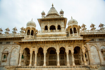 Jaswant Thada mausoleum, Tourist landmarks of Jodhpur, India.