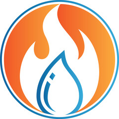 Fire Flame Energy Logo