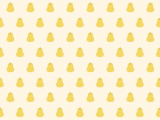 洋ナシのシームレスパターン　A-2'