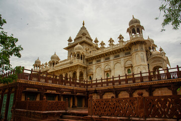 Jaswant Thada mausoleum, Tourist landmarks of Jodhpur, India.