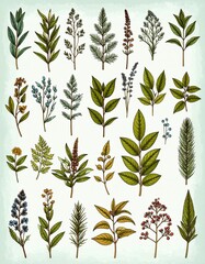 Vintage Botanicals Background