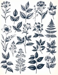 Vintage Botanicals Background