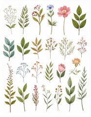 Vintage Botanicals Background