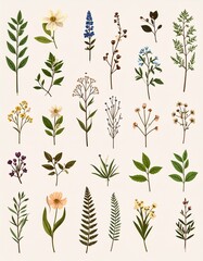 Vintage Botanicals Background