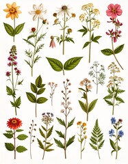 Vintage Botanicals Background