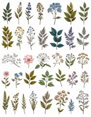 Vintage Botanicals Background