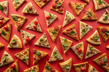 Seamless background featuring closeup slices of gourmet Italian pizza perfect for marketing campaigns packaging design and food branding milkyhexddway pizzas Backgrounds ads