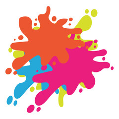 Splashing blood effect vector background
