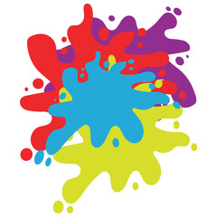 Splashing blood effect vector background