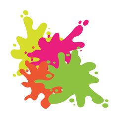 vector illustration of a paint splash
