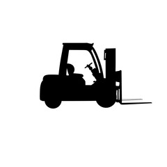 forklift silhouette