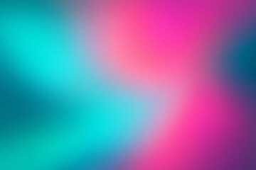 Obraz premium Abstract Teal Pink Gradient Background