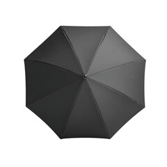 Contemporary Travel Beach Umbrella with a Sleek Fold Isolated on Transparent Background