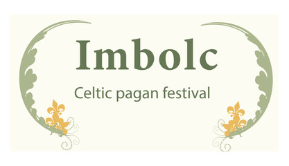 Imbolc Early Spring Celtic Festival Vector Collection-05