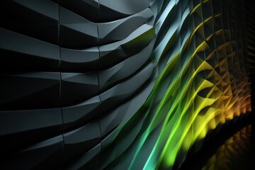 3D LED panel icon with a progressive light strip effect, seamlessly shifting across the panel.