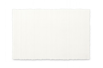 Torn edge paper isolated on transparent background.
