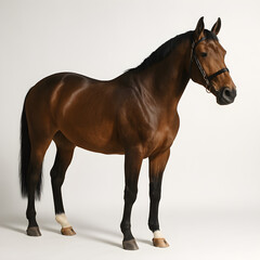 Obraz premium Brown Horse Portrait