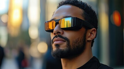 Smart Glasses for Blind Users providing wearable glasses designed for visually impaired individuals, incorporating AI and haptic feedback to assist in navigation, object recognition, and mobility.