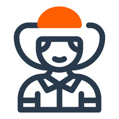 Caipira Boy Wearing Traditional Straw Hat