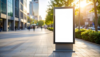 Street ad board catches the eye