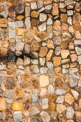 Background of ancient stone wall.