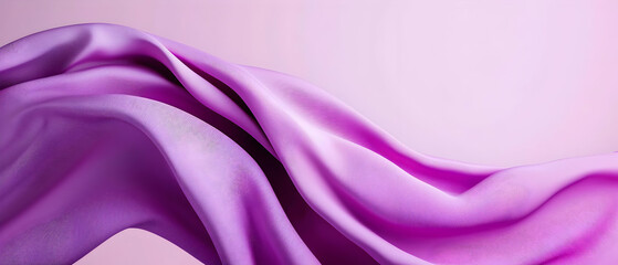 Obraz premium Purple Draped Fabric Design