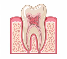 Anatomy of a Human Tooth Cross Section