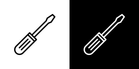 Screwdriver icon symbol pictogram UX UI designs