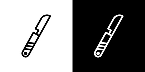 Scalpel icon symbol pictogram UX UI designs