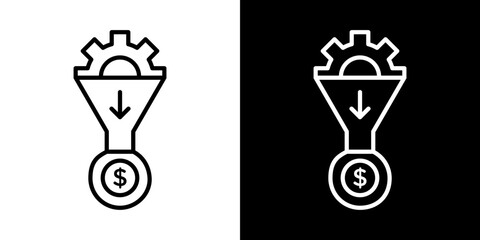Lead generation icon symbol pictogram UX UI designs