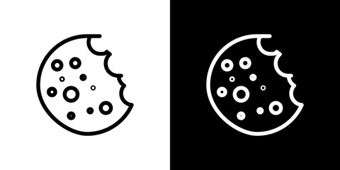 Cookie icon symbol pictogram UX UI designs