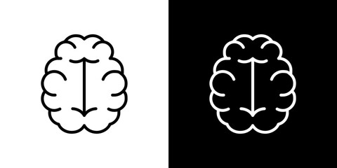 Brain icon symbol pictogram UX UI designs