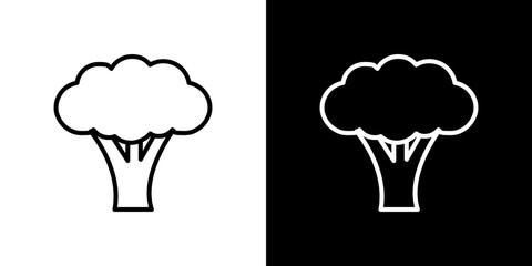 Broccoli icon symbol pictogram UX UI designs