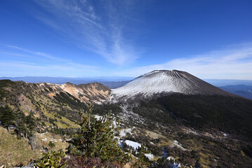 Climbing Mt Kurofu, Asama, Gunma, Nagano, Japan
