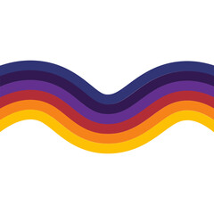 Colorful Wave Lines