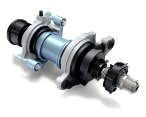  clutch slave cylinder on a transparent background