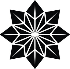 black and white stars