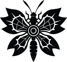 Obraz premium black and white tattoo